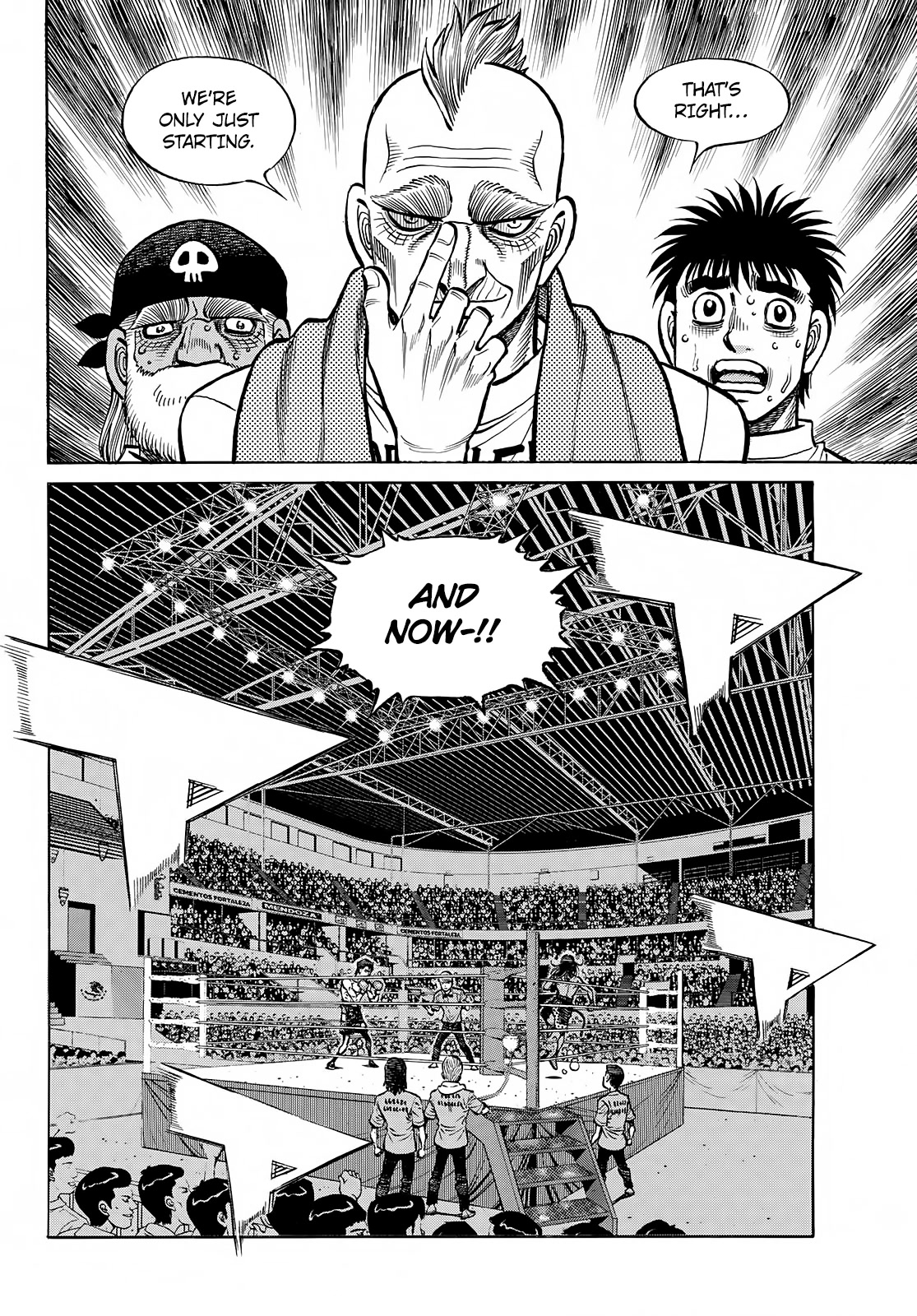 Hajime no Ippo Chapter 1395 page 7 - Chapter 1395: Wally’s Taking the Initiative!