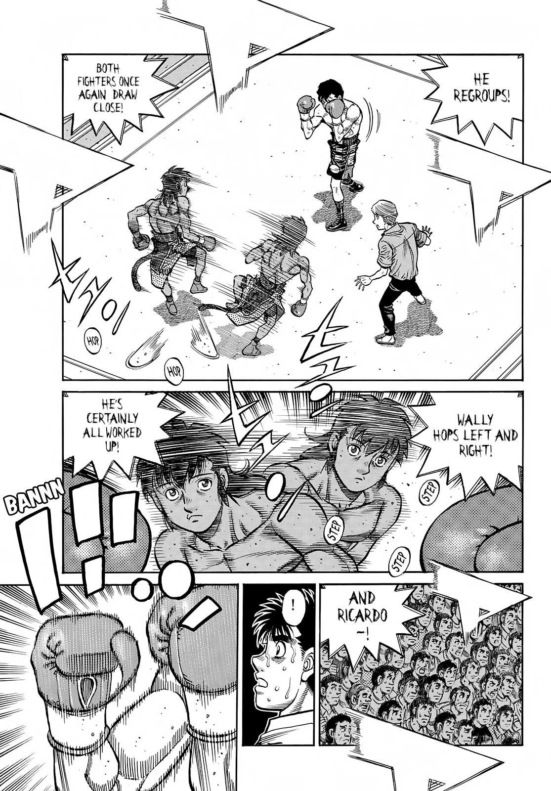 Hajime no Ippo Chapter 1395 page 8 - Chapter 1395: Wally’s Taking the Initiative!