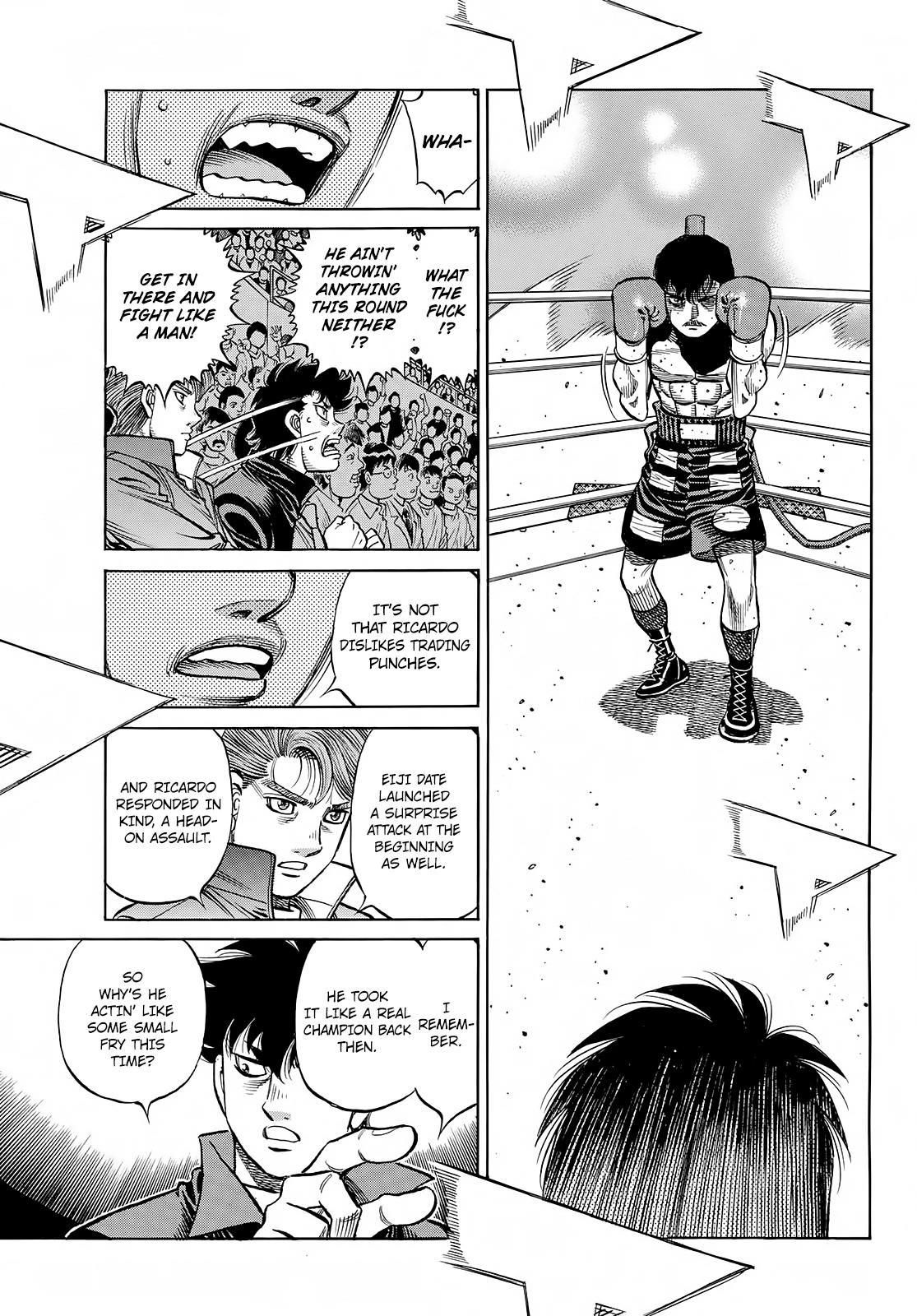Hajime no Ippo Chapter 1398 page 12 - Chapter 1398: Like the tip of a Blade