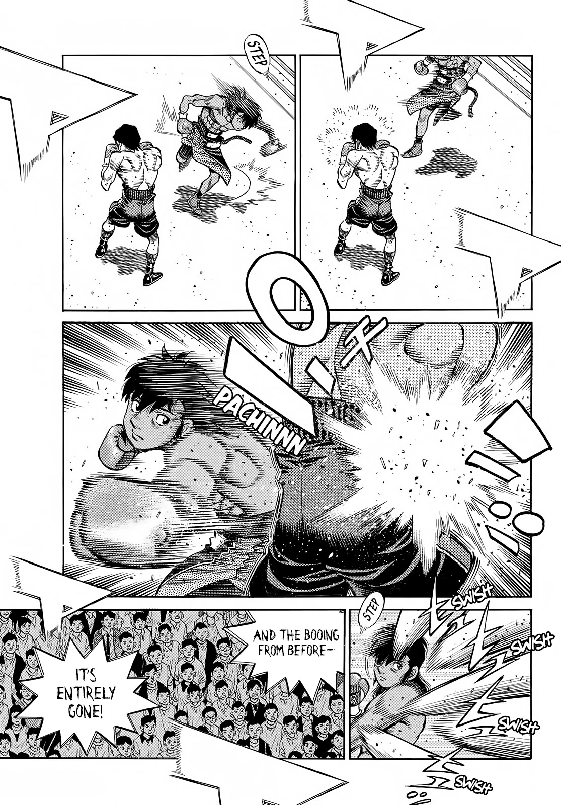 Hajime no Ippo Chapter 1398 page 4 - Chapter 1398: Like the tip of a Blade
