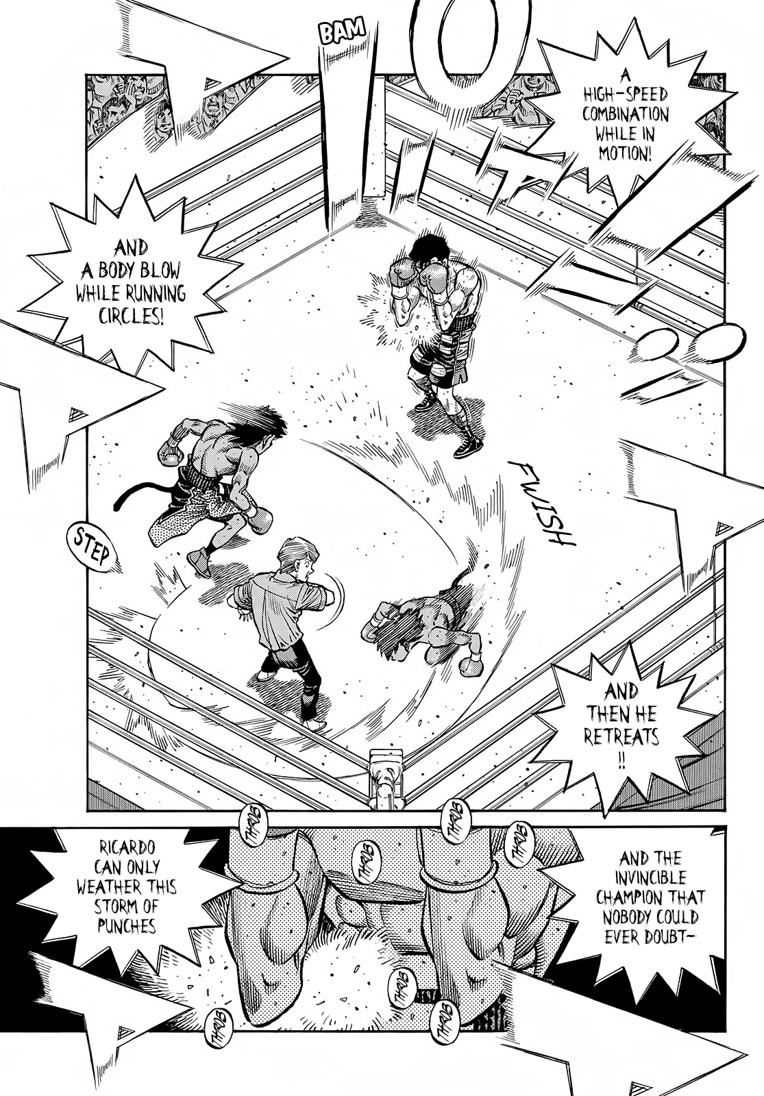 Hajime no Ippo Chapter 1398 page 6 - Chapter 1398: Like the tip of a Blade