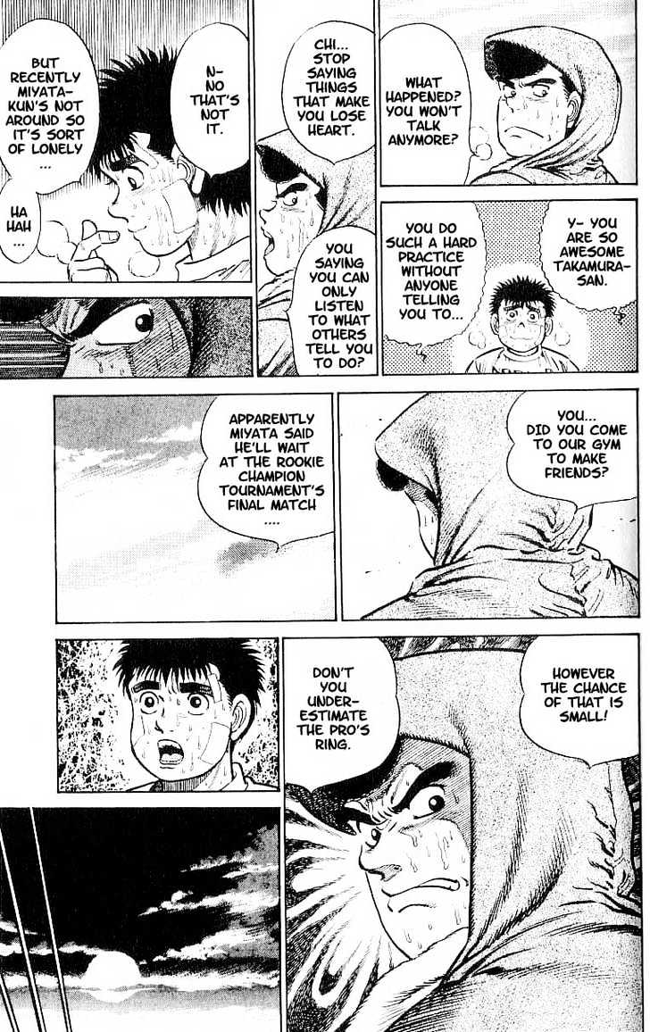 Hajime no Ippo Chapter 14 page 9 - Chapter 14 : takamura`s menu