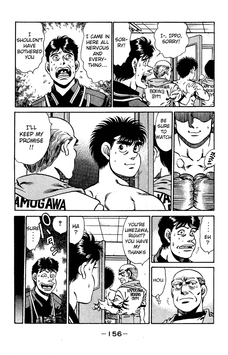 Hajime no Ippo Chapter 140.2 page 14 - Chapter 140 v2 : Strongest Fists vs. Fastest Man