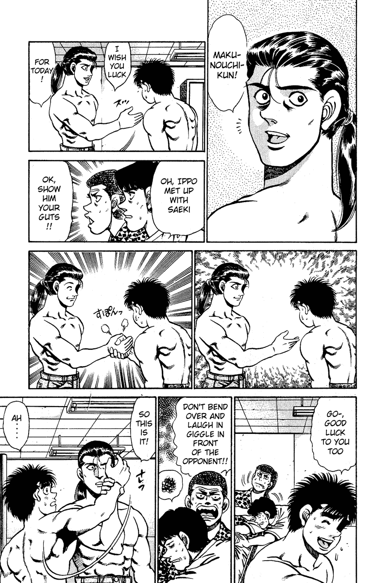 Hajime no Ippo Chapter 140.2 page 5 - Chapter 140 v2 : Strongest Fists vs. Fastest Man