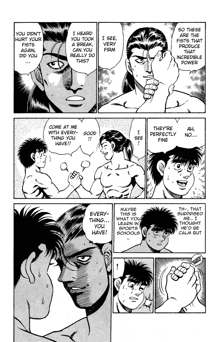 Hajime no Ippo Chapter 140.2 page 6 - Chapter 140 v2 : Strongest Fists vs. Fastest Man