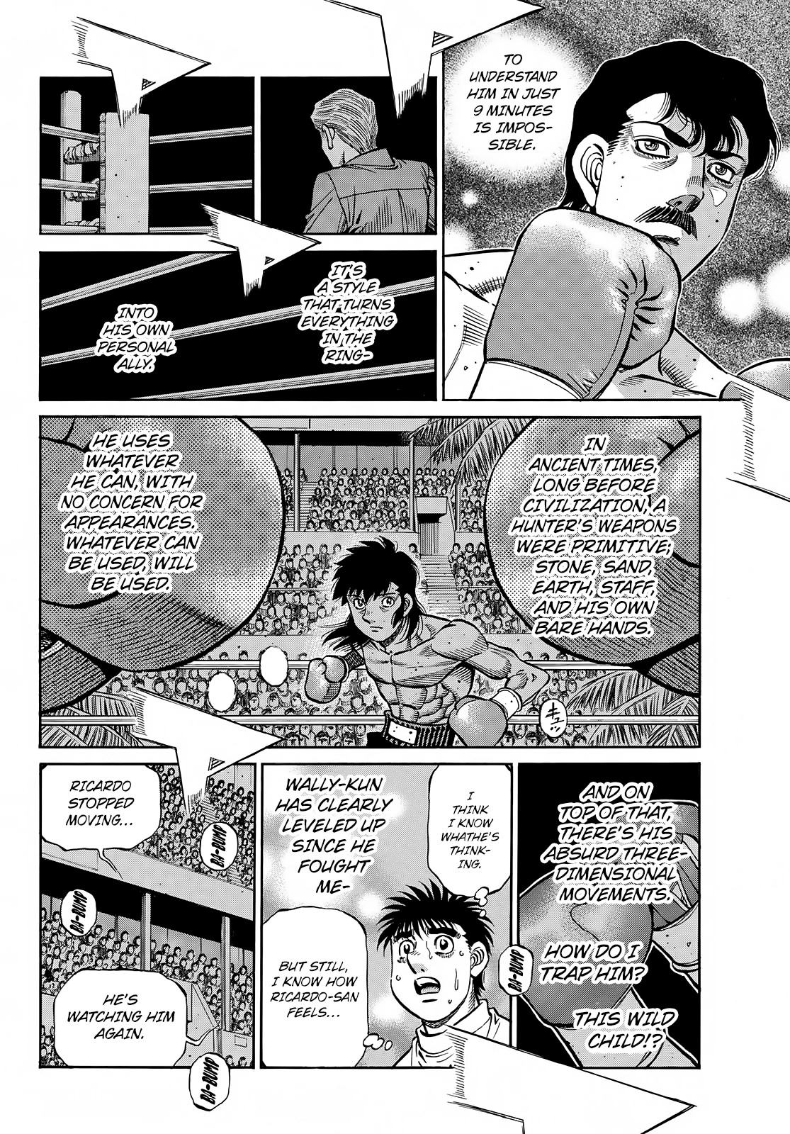 Hajime no Ippo Chapter 1400 page 9 - Chapter 1400: The Primordial Hunter