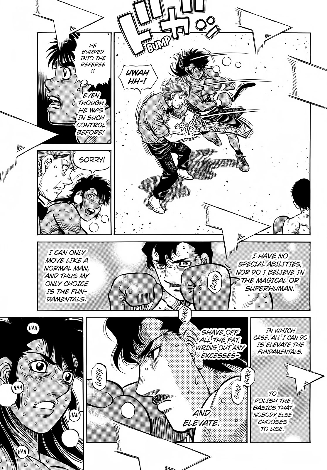 Hajime no Ippo Chapter 1403 page 8 - Chapter 1403: The Utmost Limits of Fundamentals