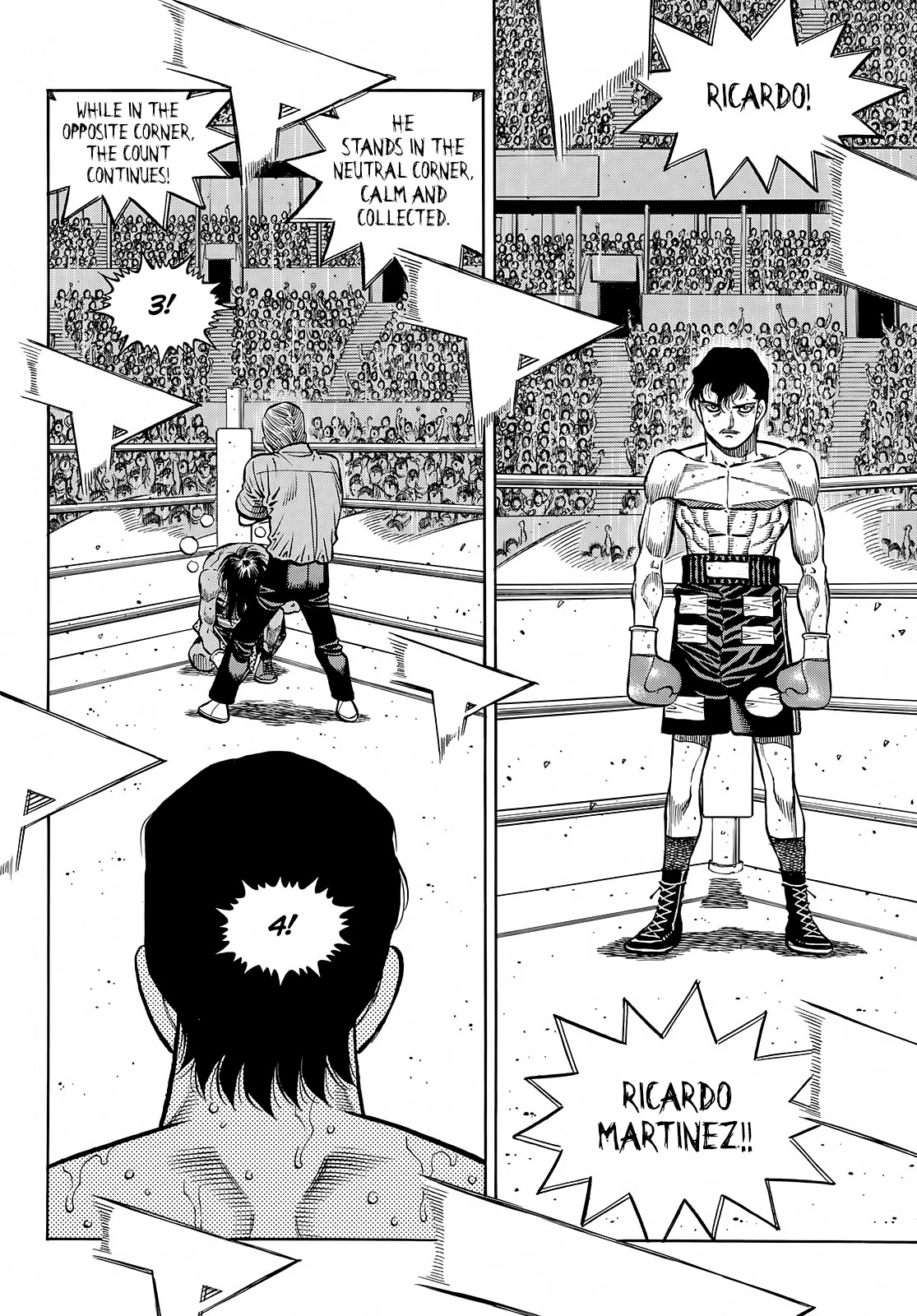 Hajime no Ippo Chapter 1404 page 3 - Chapter 1404: The Champion's Counterattack