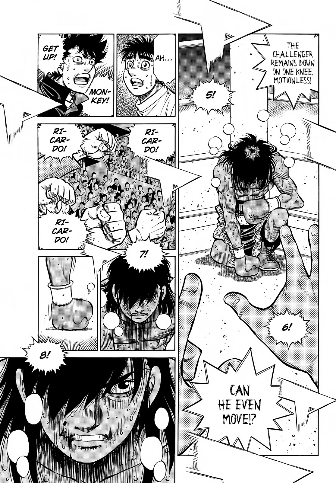 Hajime no Ippo Chapter 1404 page 4 - Chapter 1404: The Champion's Counterattack