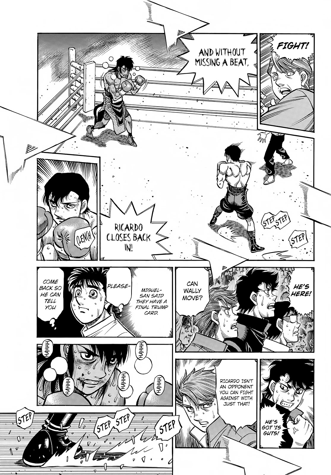 Hajime no Ippo Chapter 1404 page 6 - Chapter 1404: The Champion's Counterattack