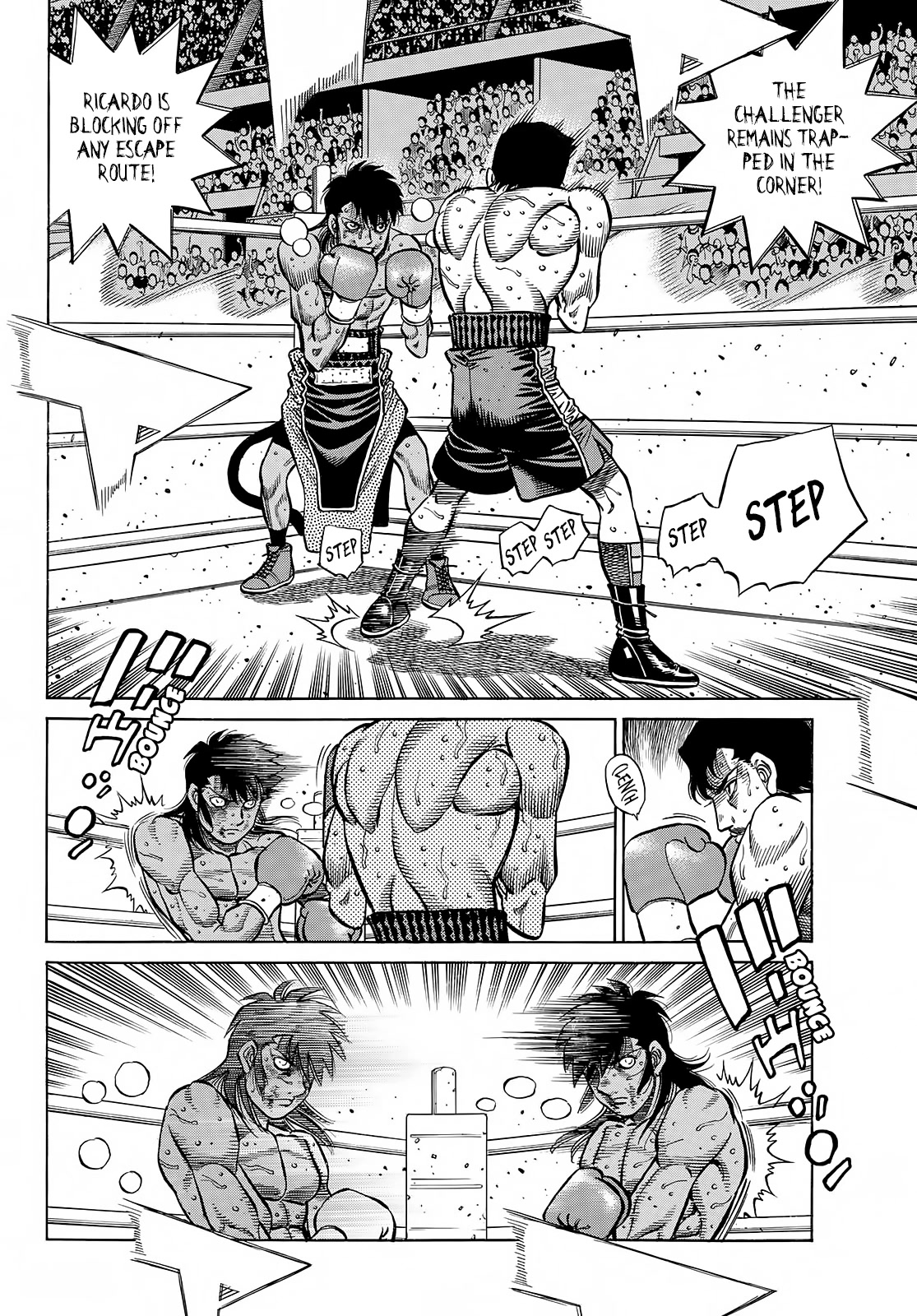 Hajime no Ippo Chapter 1404 page 7 - Chapter 1404: The Champion's Counterattack