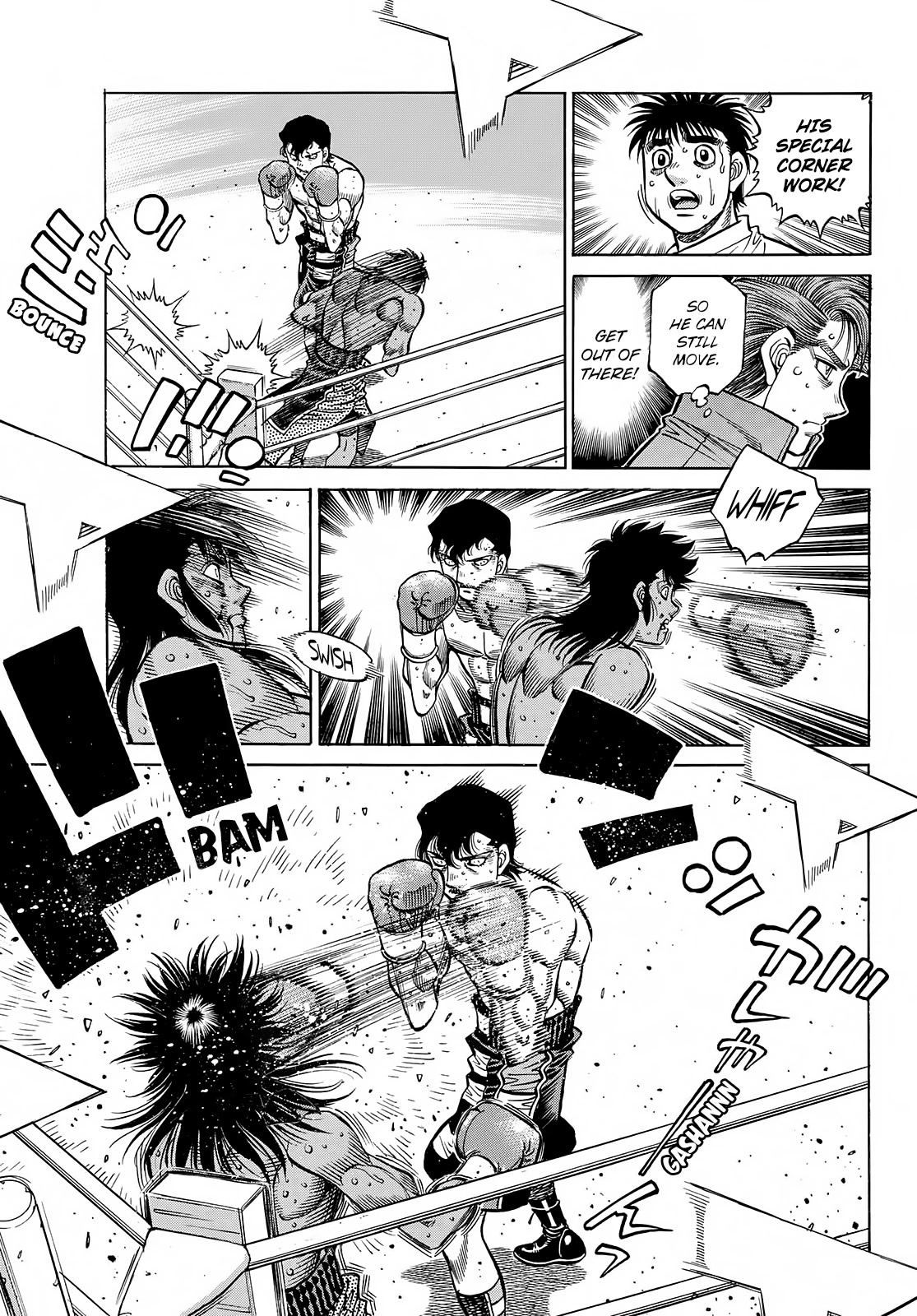 Hajime no Ippo Chapter 1404 page 8 - Chapter 1404: The Champion's Counterattack