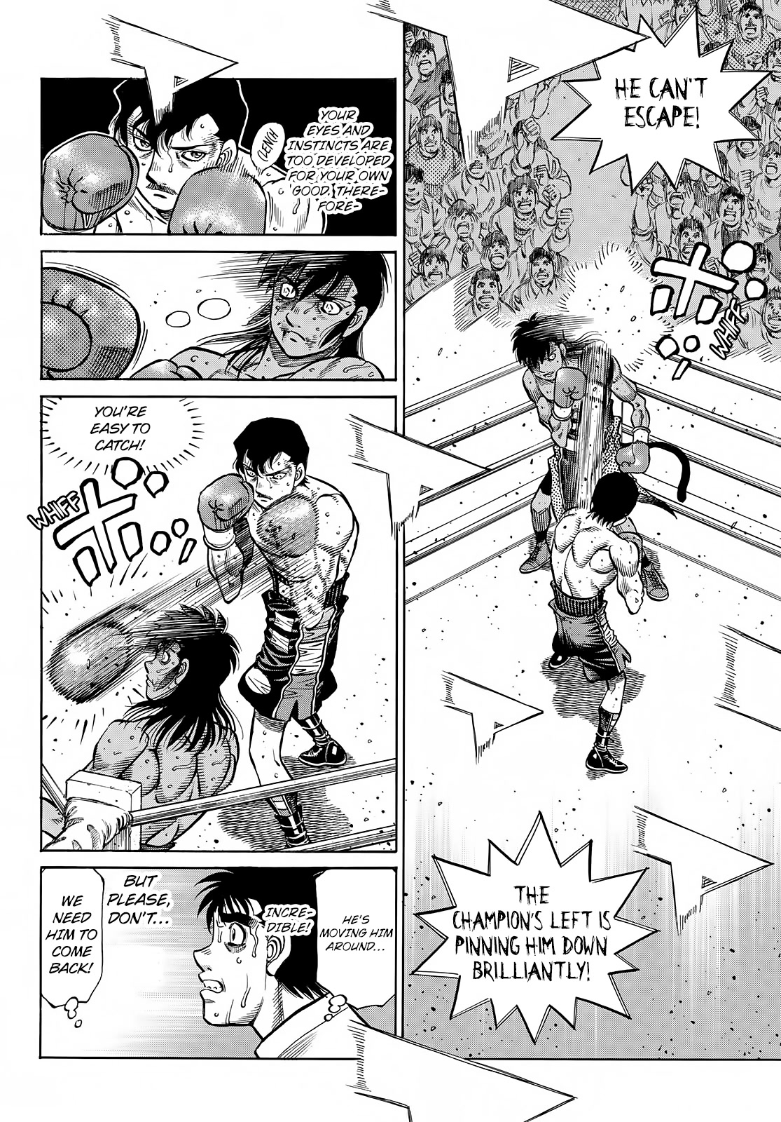 Hajime no Ippo Chapter 1404 page 9 - Chapter 1404: The Champion's Counterattack