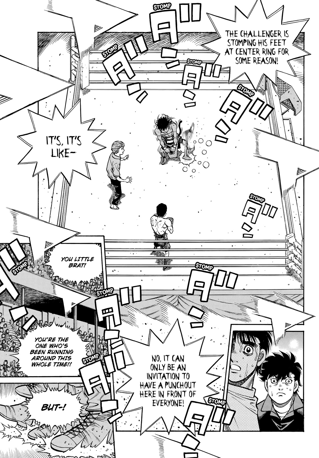 Hajime no Ippo Chapter 1406 page 12 - Chapter 1406: Final Tump Card