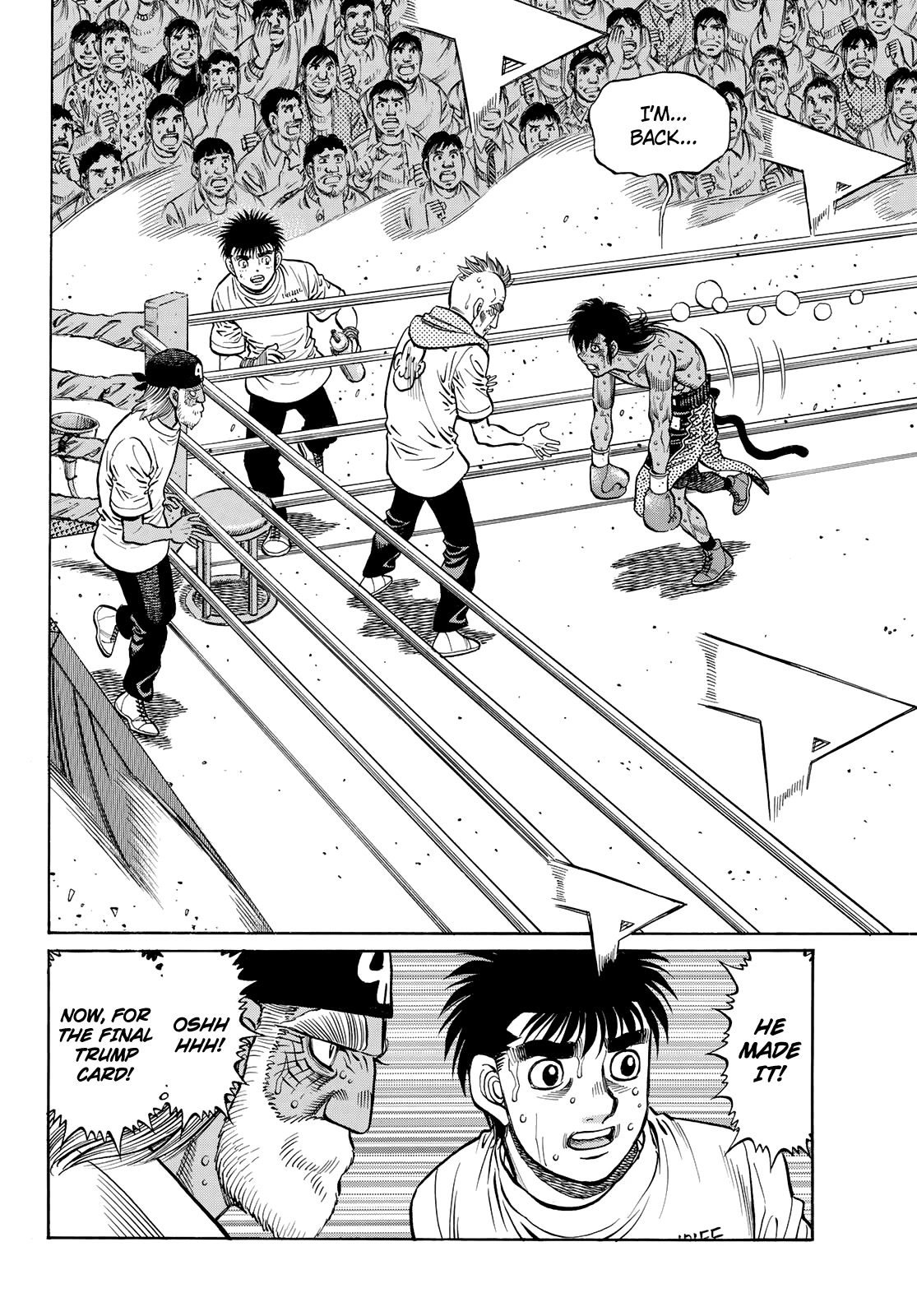 Hajime no Ippo Chapter 1406 page 3 - Chapter 1406: Final Tump Card