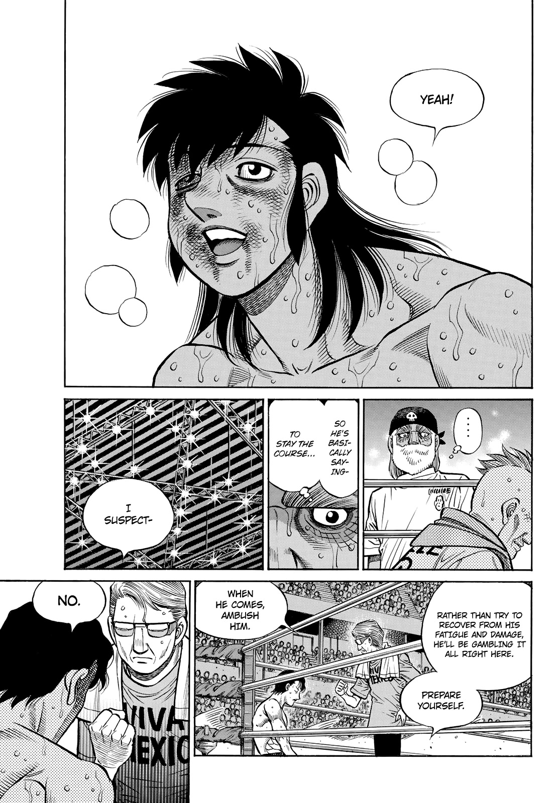 Hajime no Ippo Chapter 1406 page 8 - Chapter 1406: Final Tump Card
