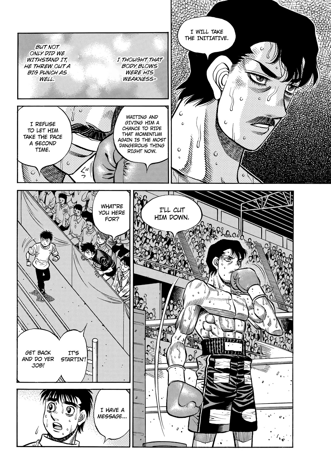 Hajime no Ippo Chapter 1406 page 9 - Chapter 1406: Final Tump Card