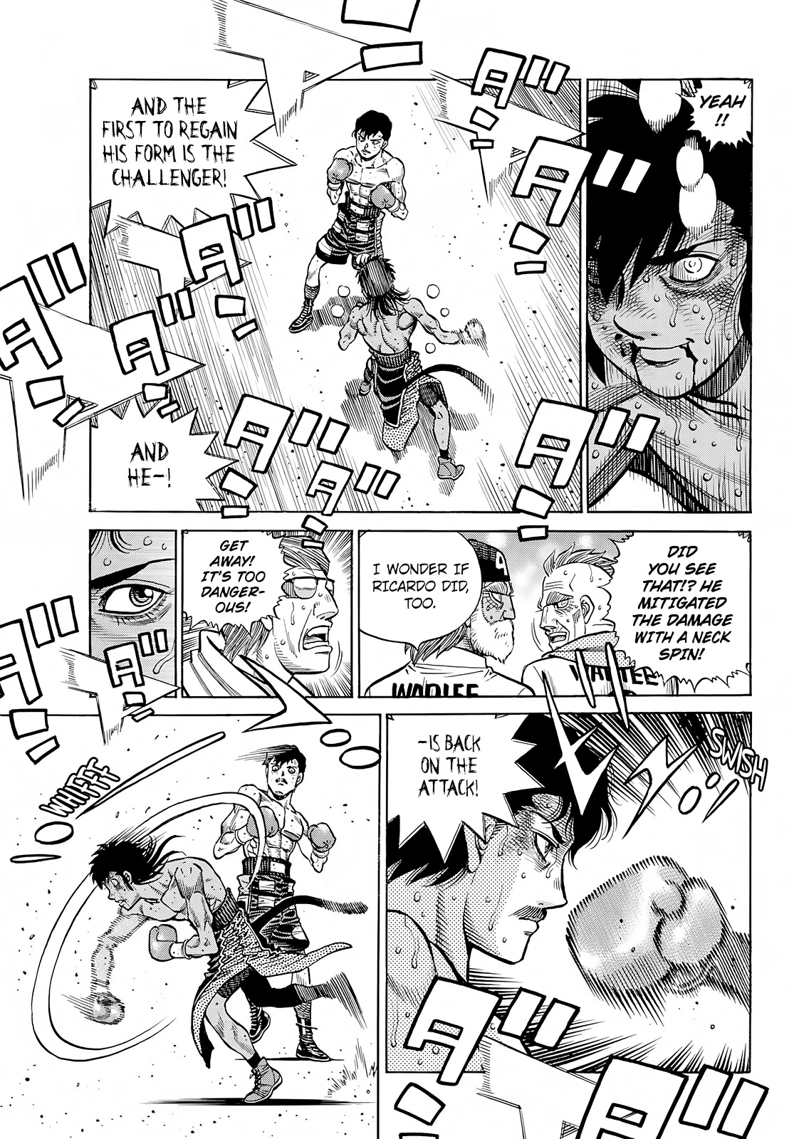 Hajime no Ippo Chapter 1407 page 11 - Chapter 1407: Let's Punch It Out Right Here!