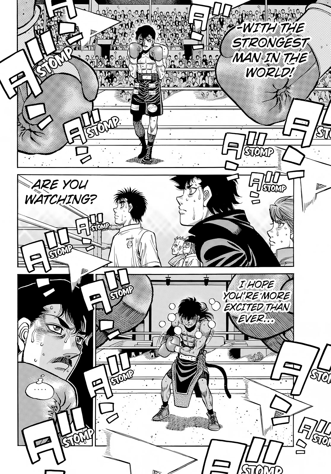 Hajime no Ippo Chapter 1407 page 3 - Chapter 1407: Let's Punch It Out Right Here!