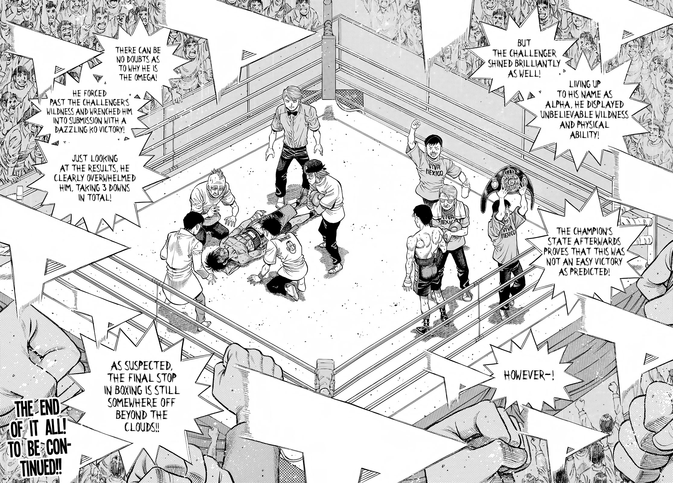 Hajime no Ippo Chapter 1410 page 15 - Chapter 1410: At The End Of The Death Match