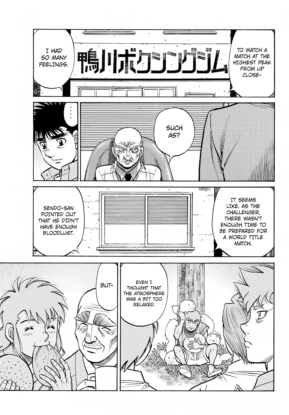 Hajime no Ippo Chapter 1412 page 10 - Chapter 1412: The Dog Chases, The Cat is Chased