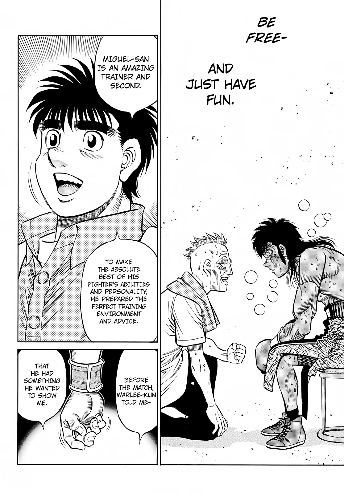 Hajime no Ippo Chapter 1412 page 11 - Chapter 1412: The Dog Chases, The Cat is Chased