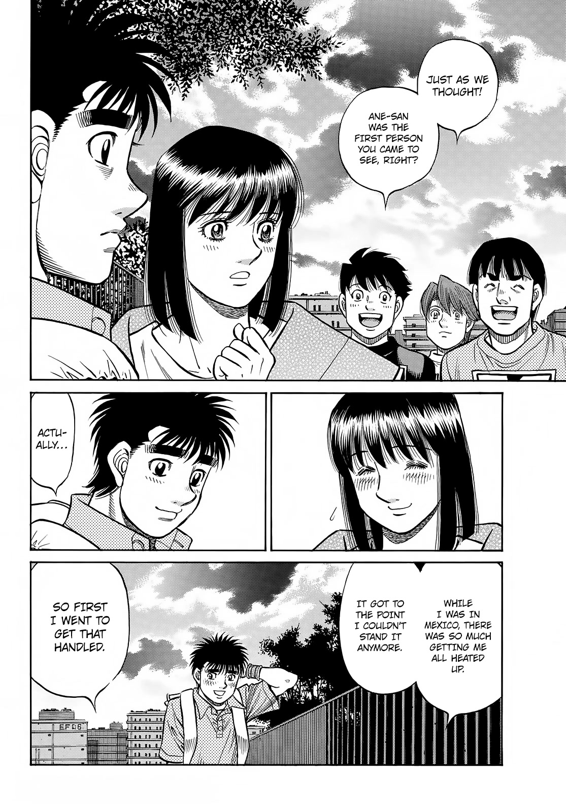 Hajime no Ippo Chapter 1414 page 3 - Chapter 1414: Souvenirs From America