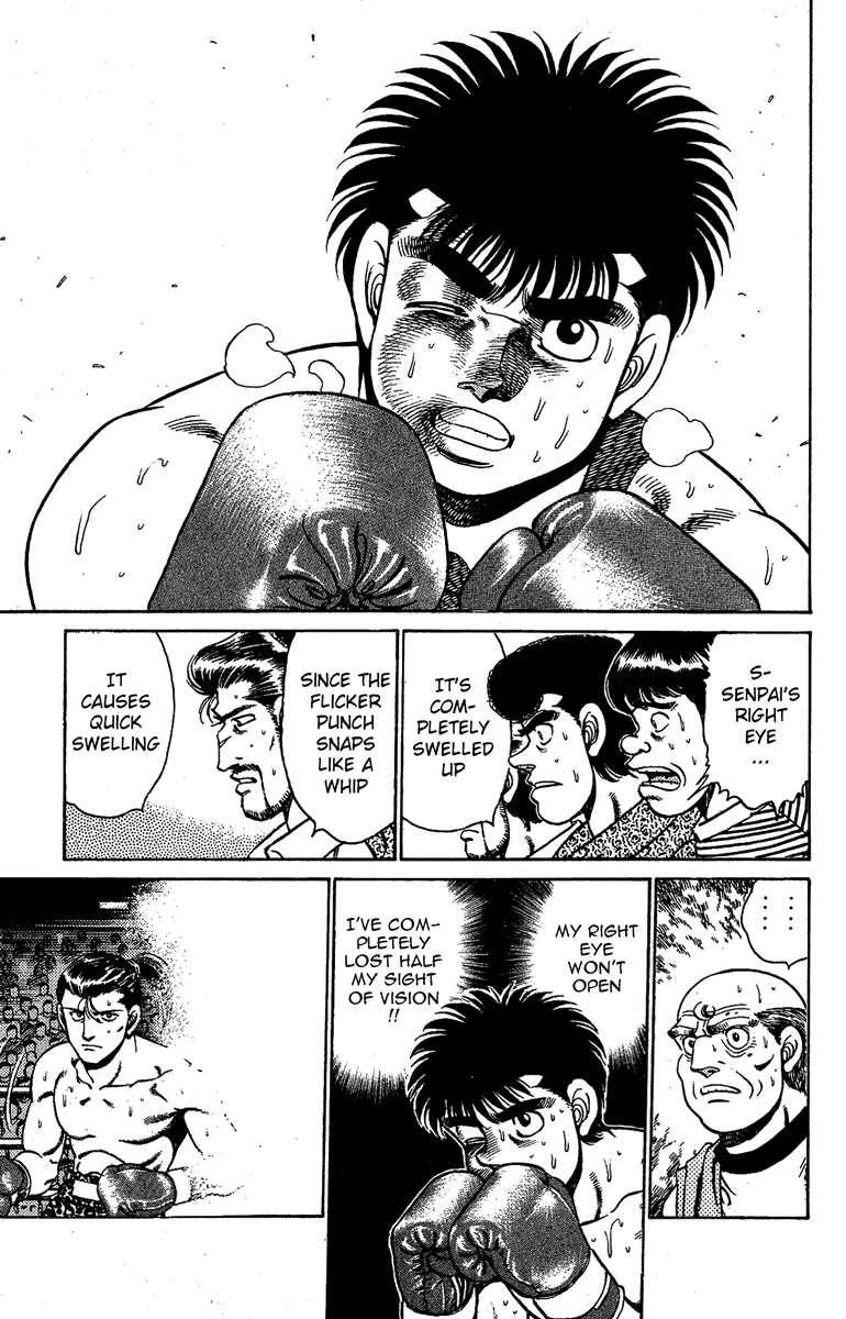 Hajime no Ippo Chapter 142.2 page 18 - Chapter 142 v2 : Vanishing Hand and Feet