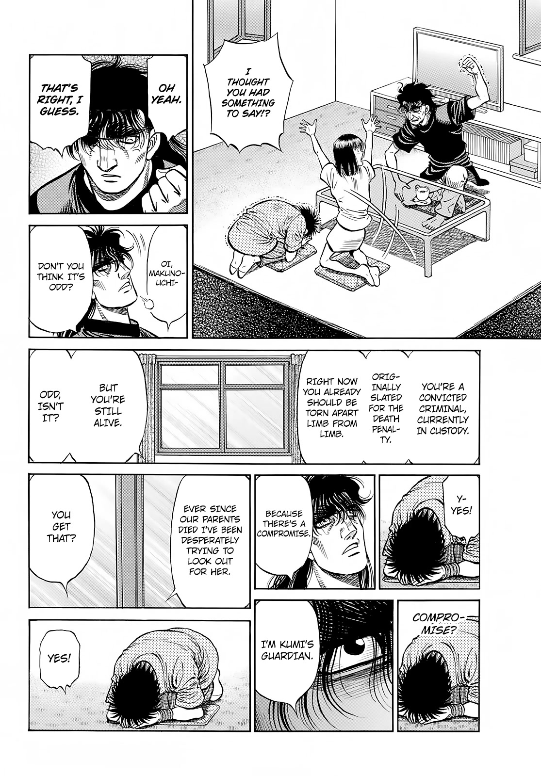 Hajime no Ippo Chapter 1421 page 5 - Chapter 1421: Three Sided Struggle