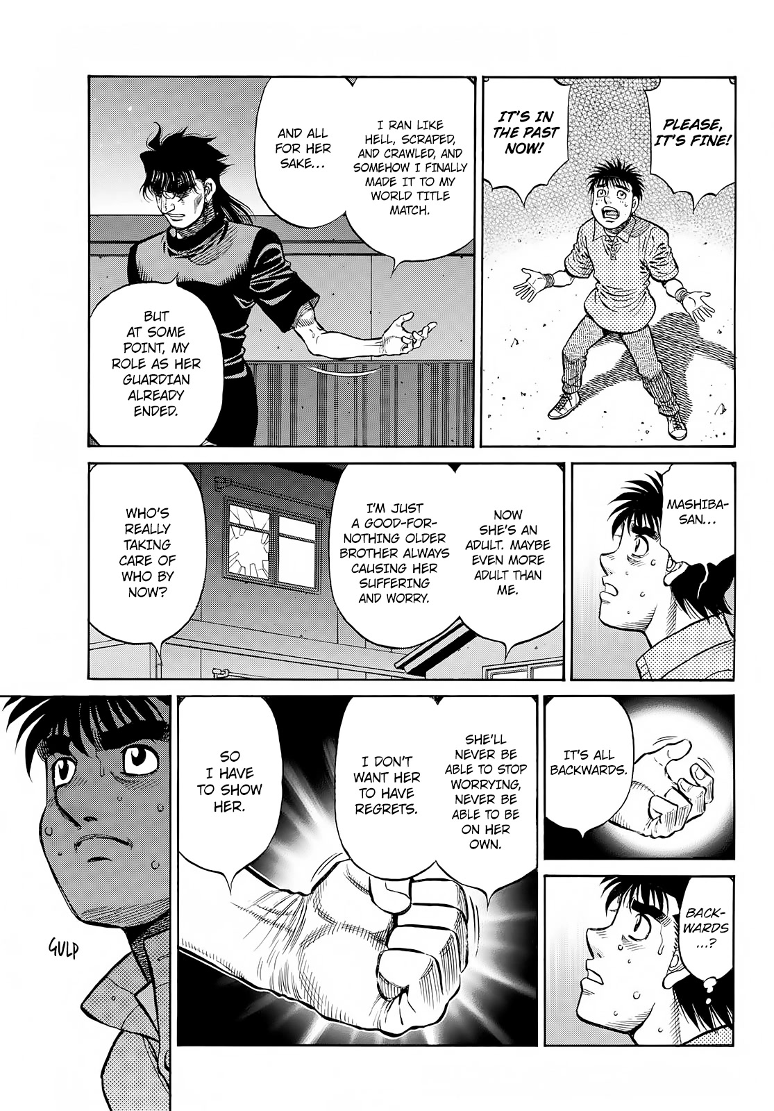 Hajime no Ippo Chapter 1422 page 12 - Chapter 1422: The One Who Can't Accept It