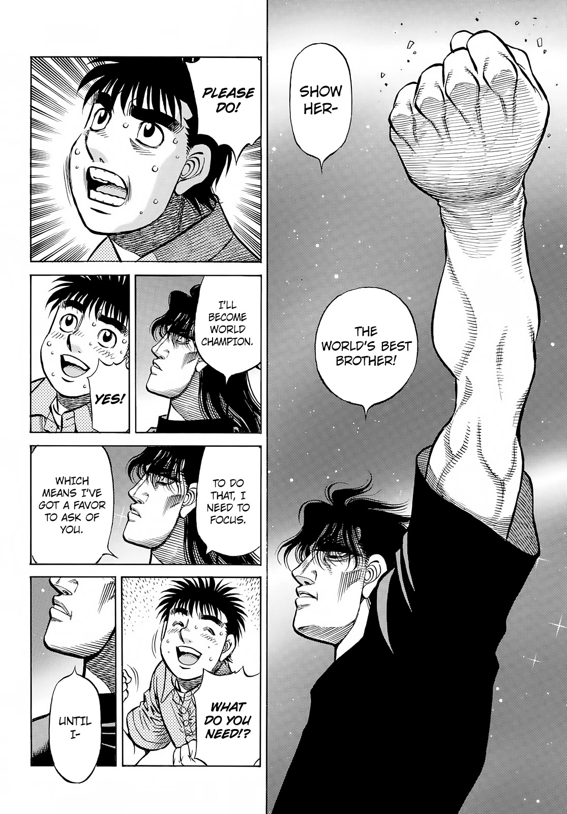 Hajime no Ippo Chapter 1422 page 13 - Chapter 1422: The One Who Can't Accept It