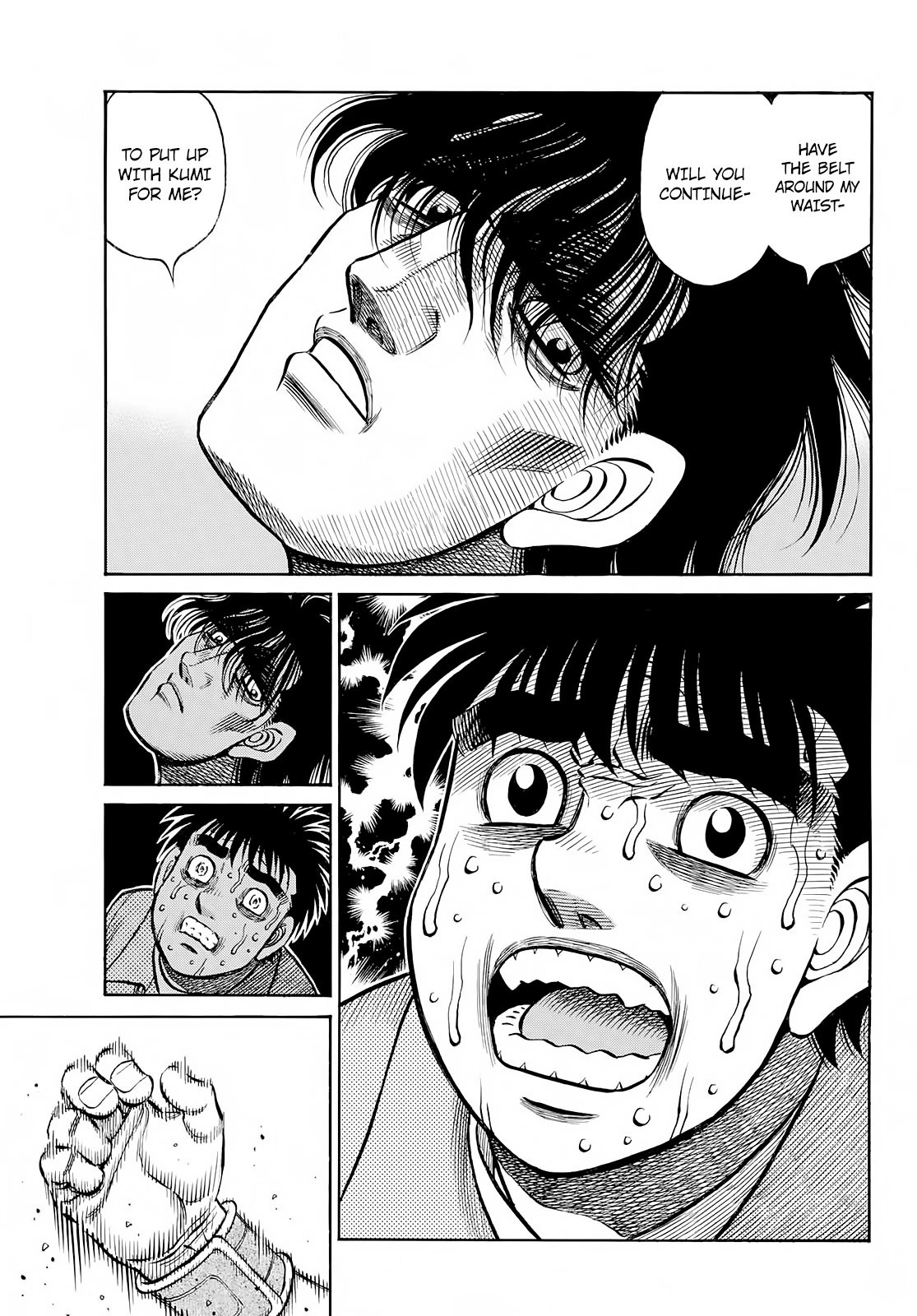 Hajime no Ippo Chapter 1422 page 14 - Chapter 1422: The One Who Can't Accept It