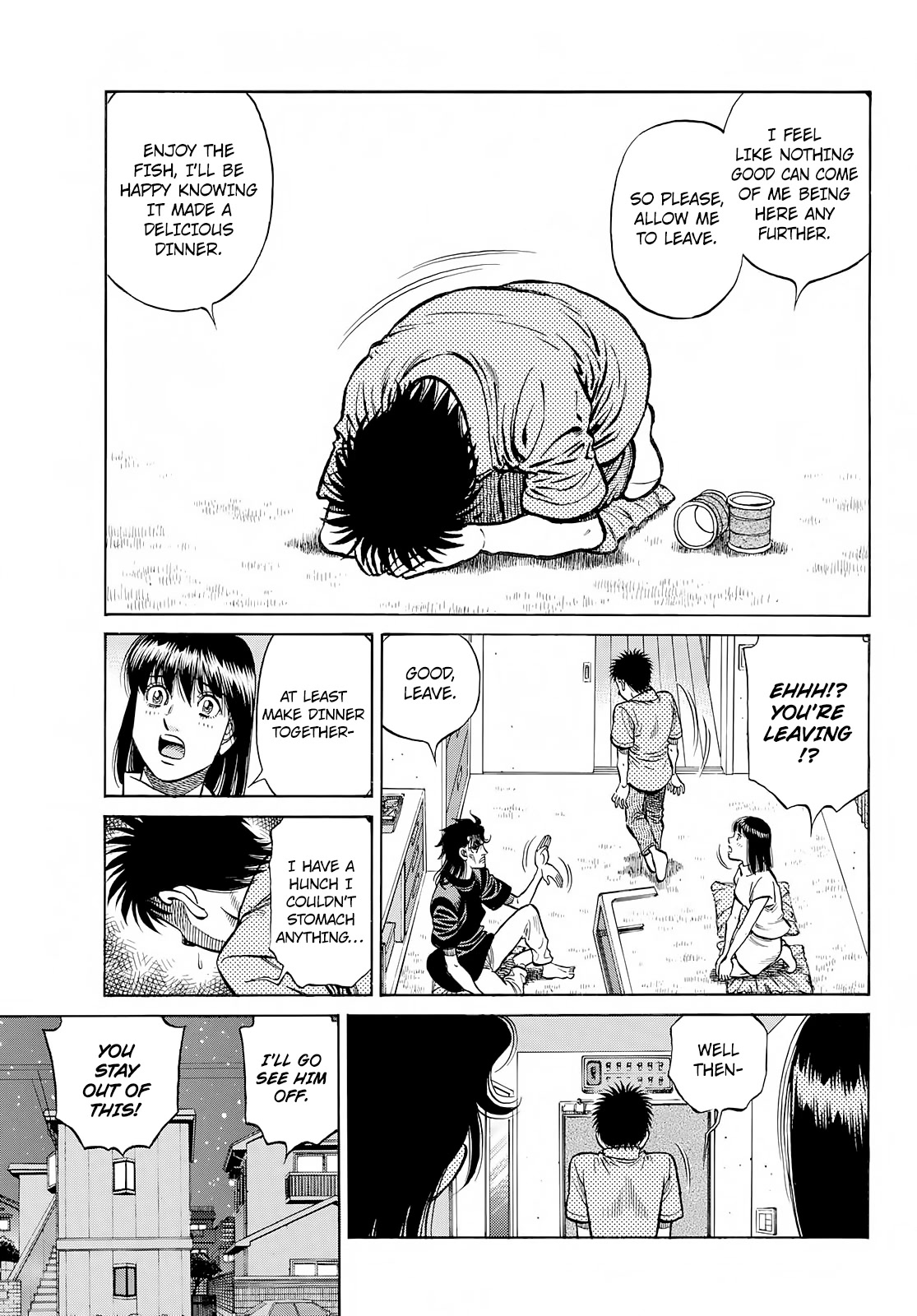 Hajime no Ippo Chapter 1422 page 4 - Chapter 1422: The One Who Can't Accept It