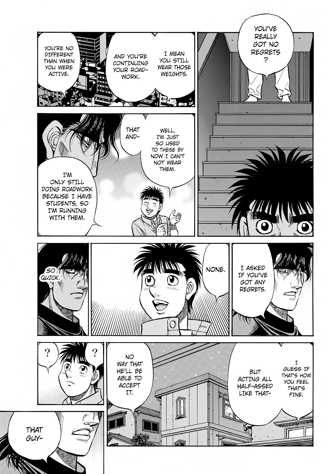 Hajime no Ippo Chapter 1422 page 6 - Chapter 1422: The One Who Can't Accept It