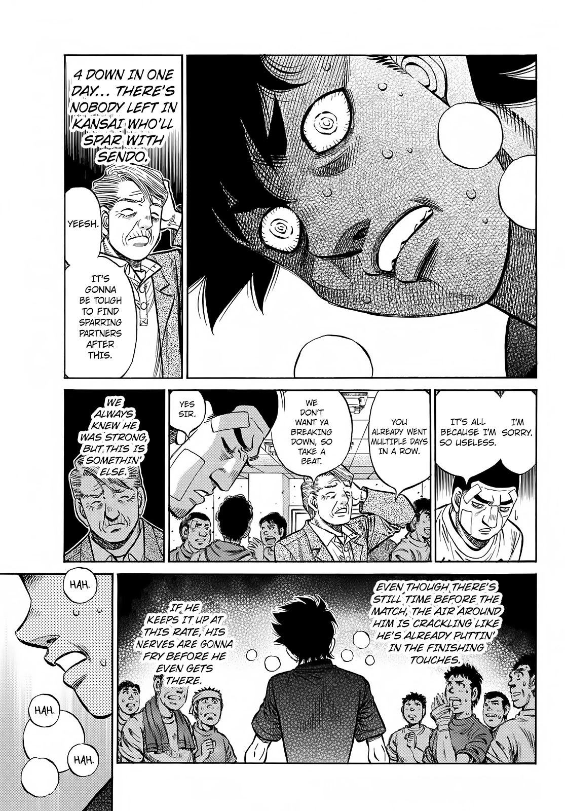 Hajime no Ippo Chapter 1423 page 8 - Chapter 1423: The Tiger's Thirst