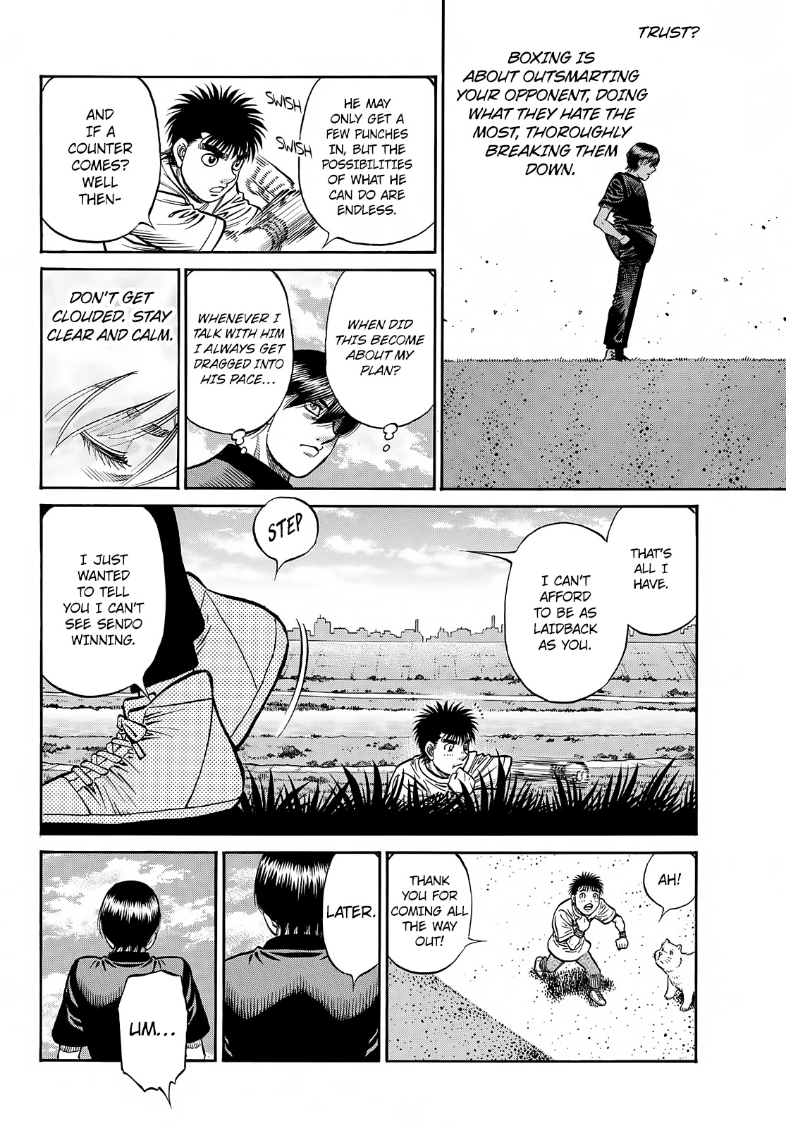 Hajime no Ippo Chapter 1427 page 12 - Chapter 1427: Trust