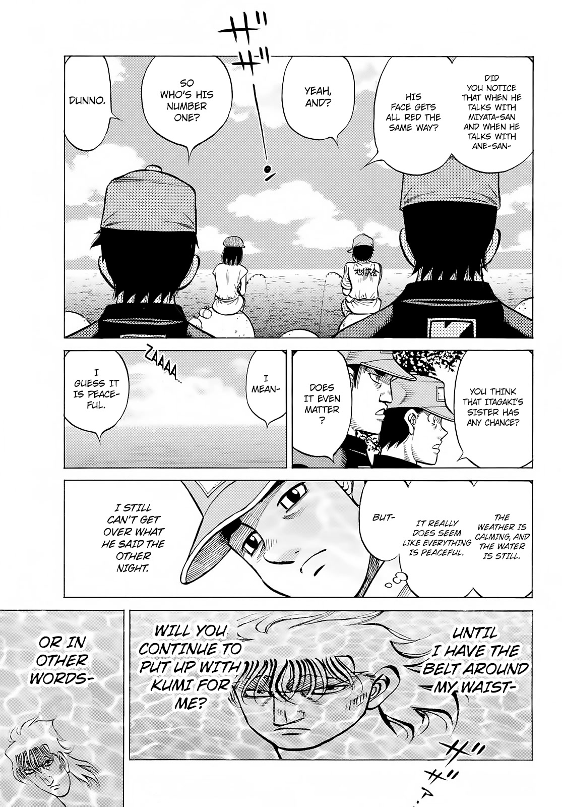 Hajime no Ippo Chapter 1428 page 6 - Chapter 1428: Resolve?