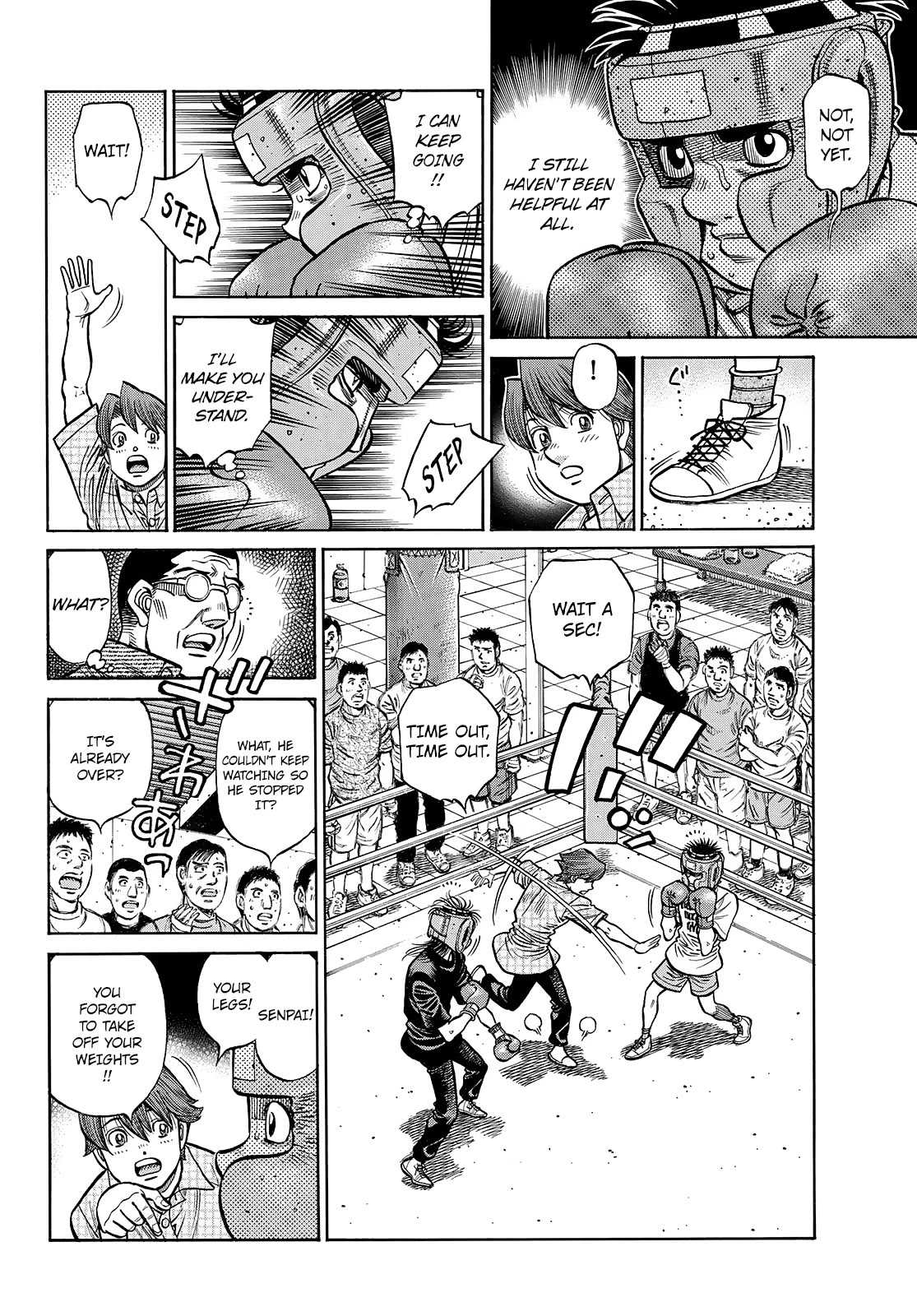 Hajime no Ippo Chapter 1435 page 10 - Chapter 1435: His Sparring Partner is a Southpaw