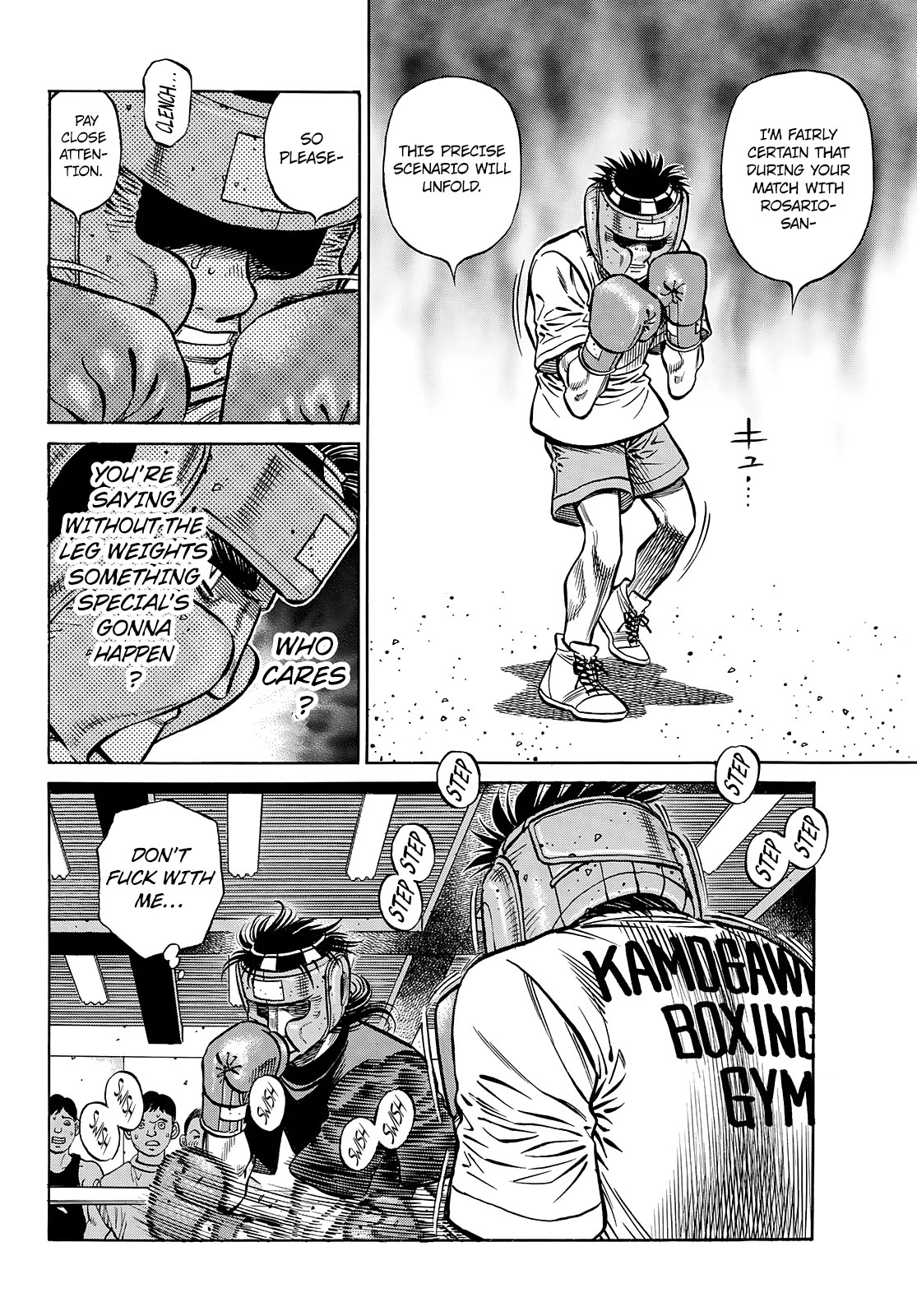 Hajime no Ippo Chapter 1435 page 12 - Chapter 1435: His Sparring Partner is a Southpaw