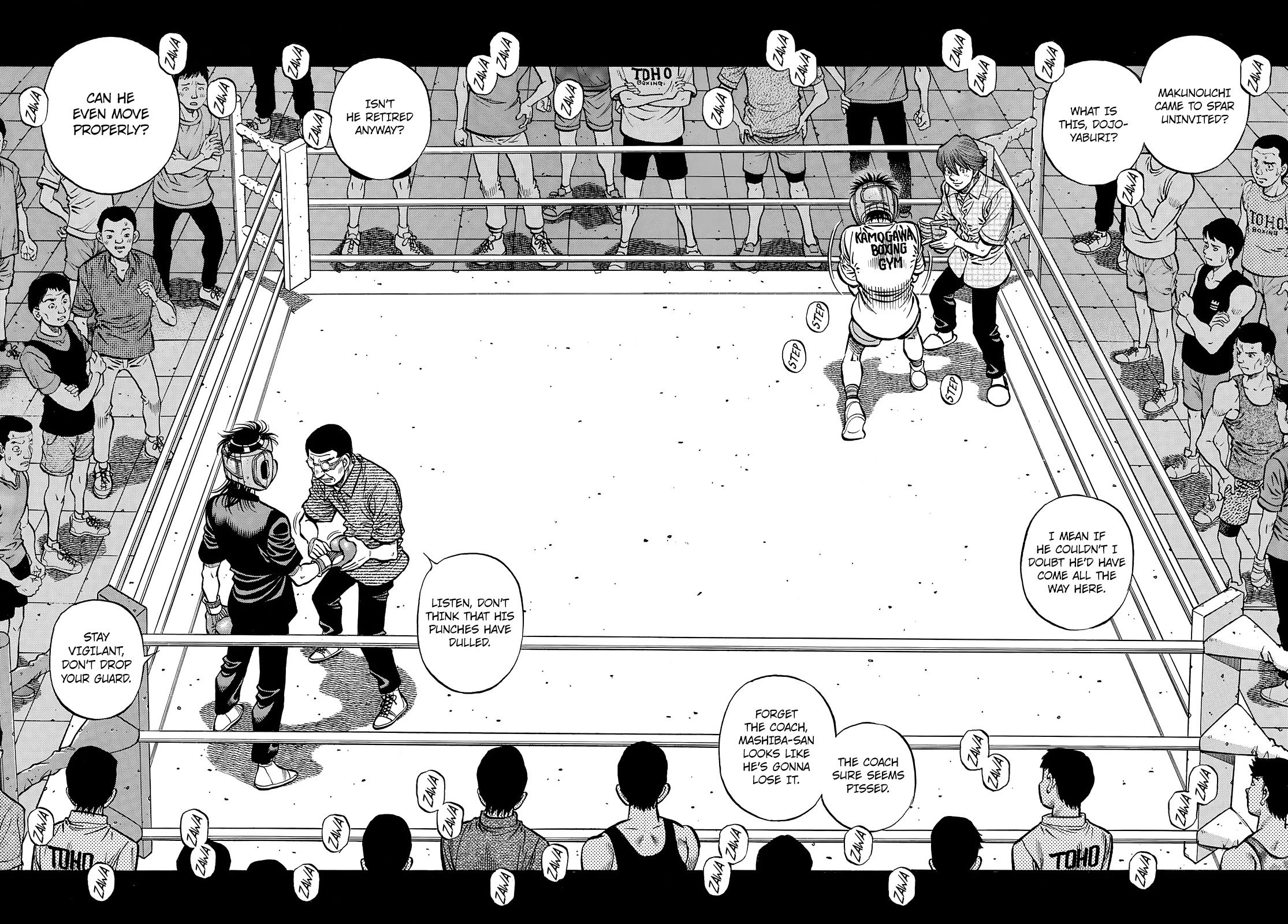 Hajime no Ippo Chapter 1435 page 3 - Chapter 1435: His Sparring Partner is a Southpaw