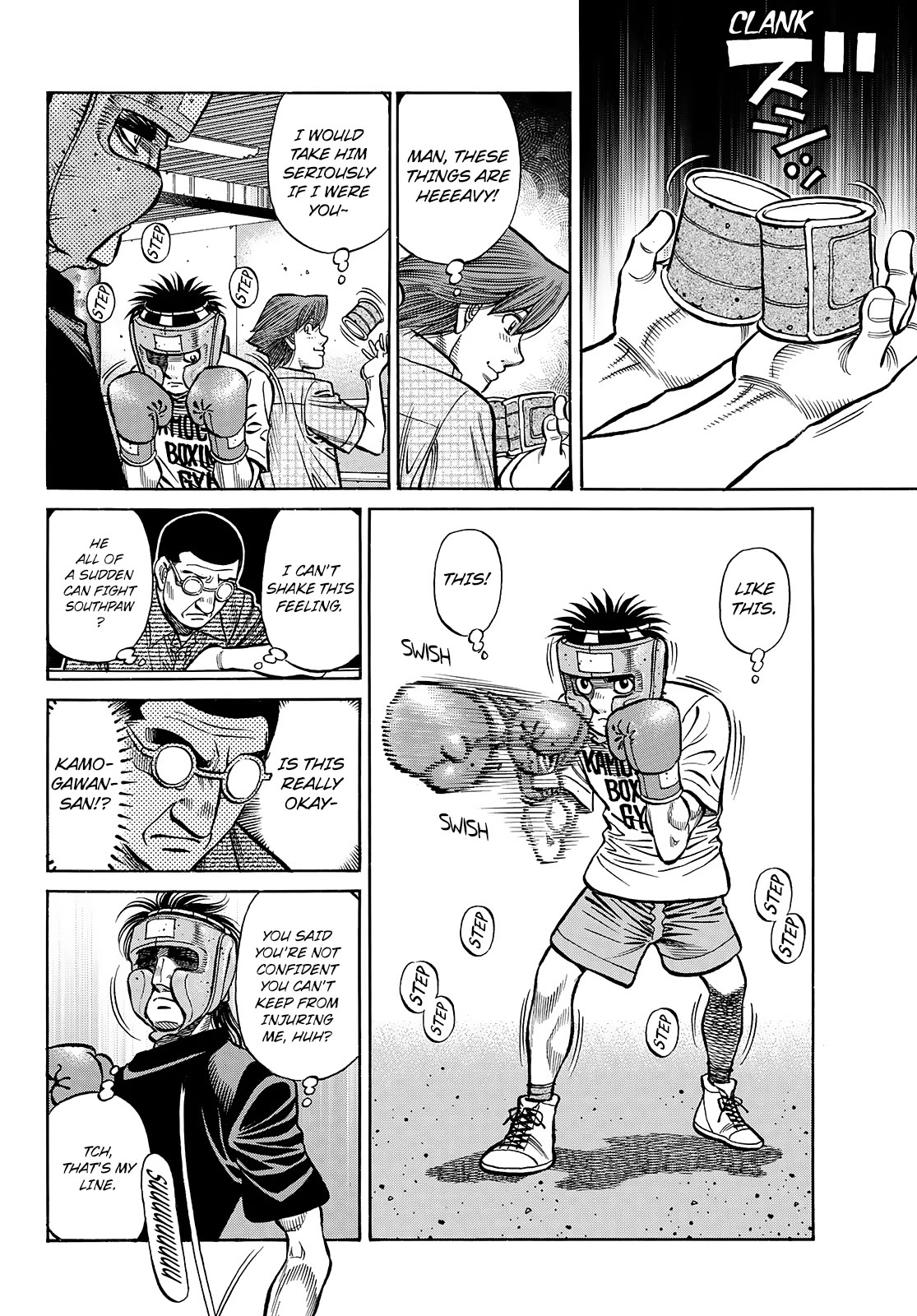Hajime no Ippo Chapter 1435 page 4 - Chapter 1435: His Sparring Partner is a Southpaw