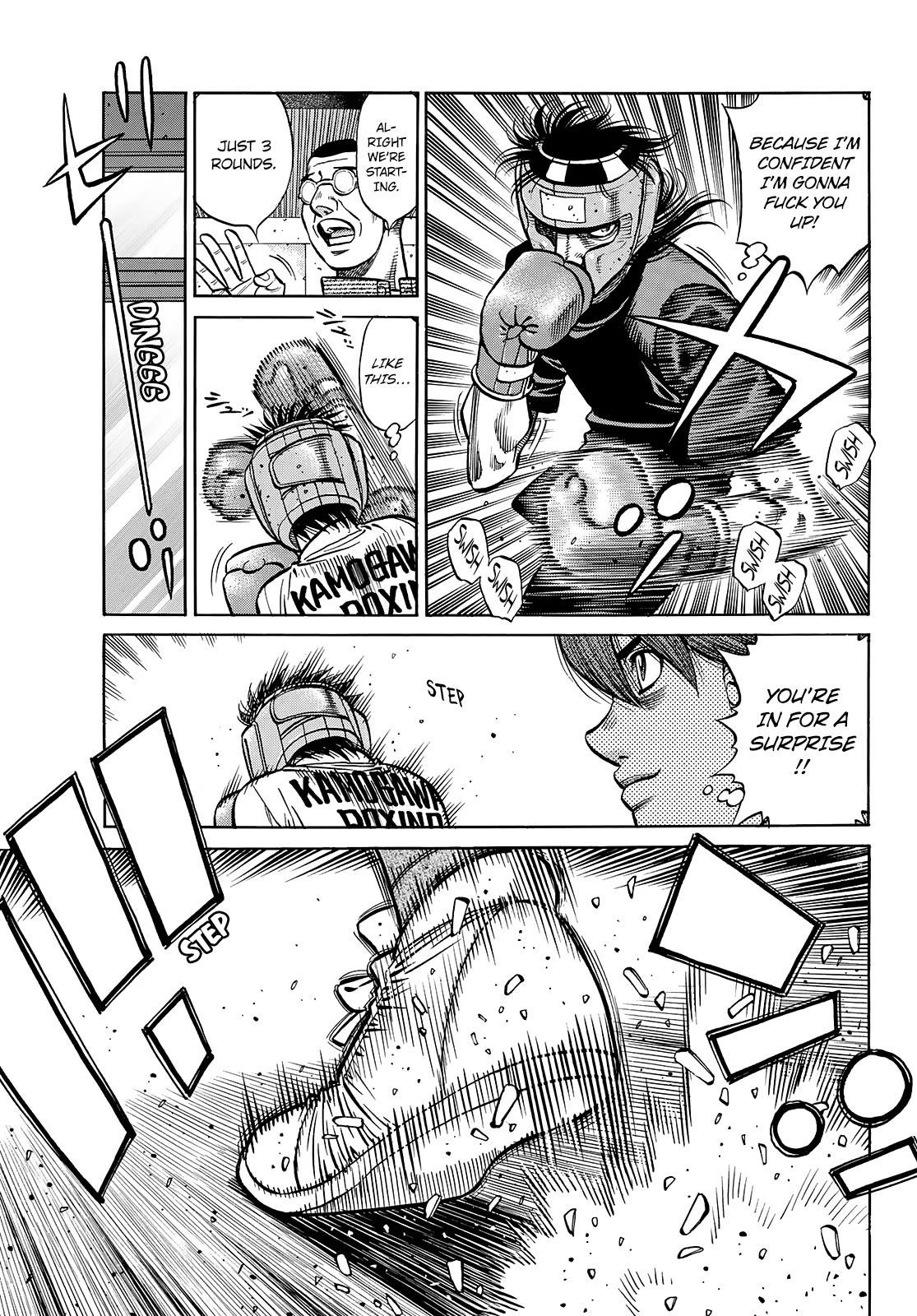 Hajime no Ippo Chapter 1435 page 5 - Chapter 1435: His Sparring Partner is a Southpaw