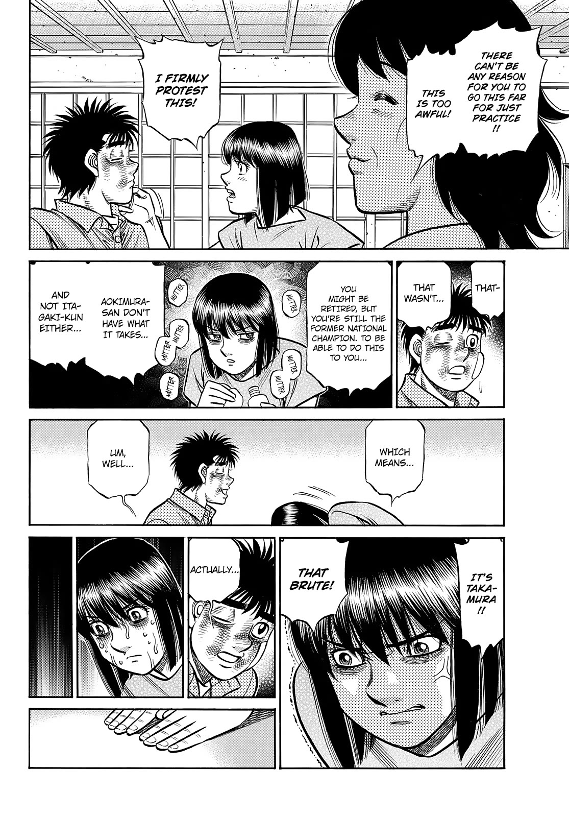 Hajime no Ippo Chapter 1440 page 14 - Chapter 1440: Why Not Just Tell Him?