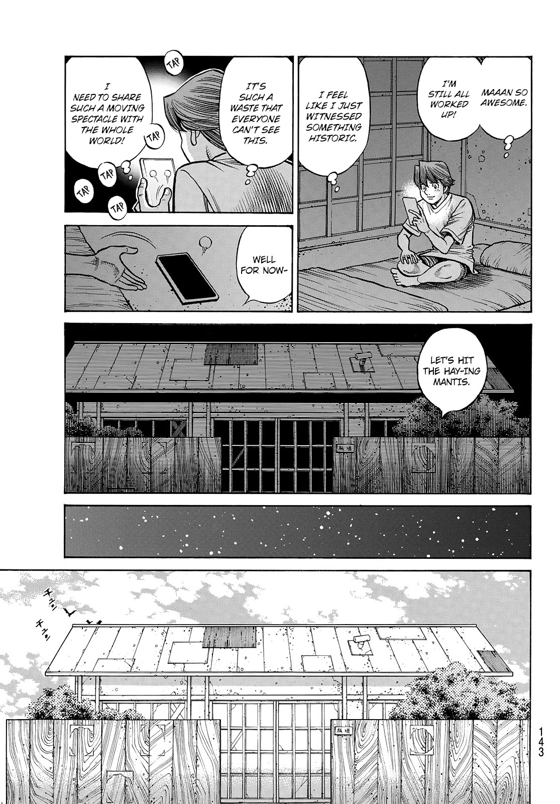 Hajime no Ippo Chapter 1440 page 17 - Chapter 1440: Why Not Just Tell Him?