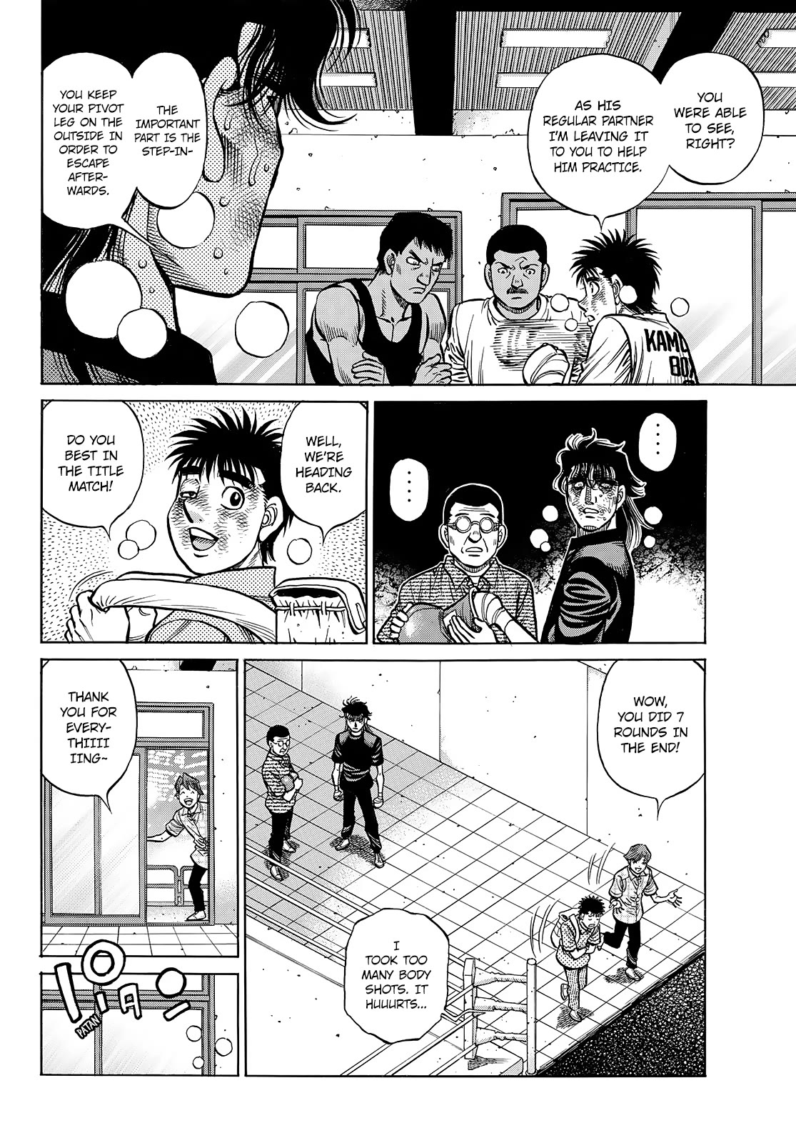Hajime no Ippo Chapter 1440 page 8 - Chapter 1440: Why Not Just Tell Him?