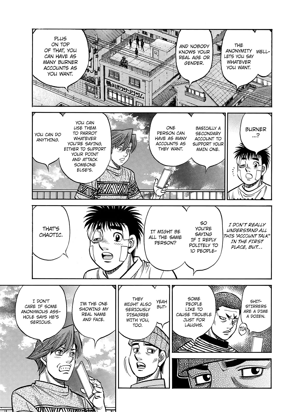 Hajime no Ippo Chapter 1441 page 10 - Chapter 1441: Itagaki's Blowing Up!