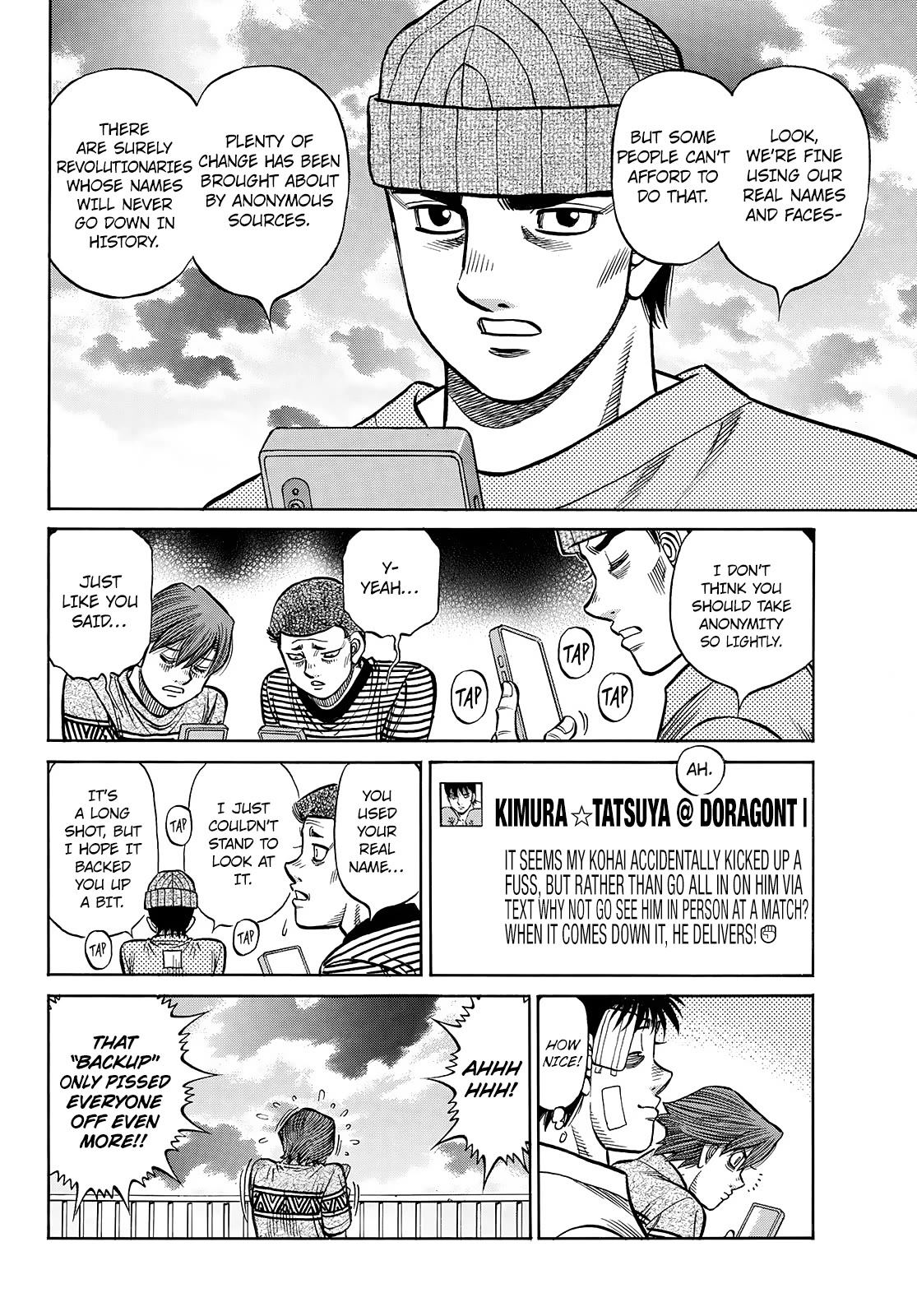 Hajime no Ippo Chapter 1441 page 11 - Chapter 1441: Itagaki's Blowing Up!
