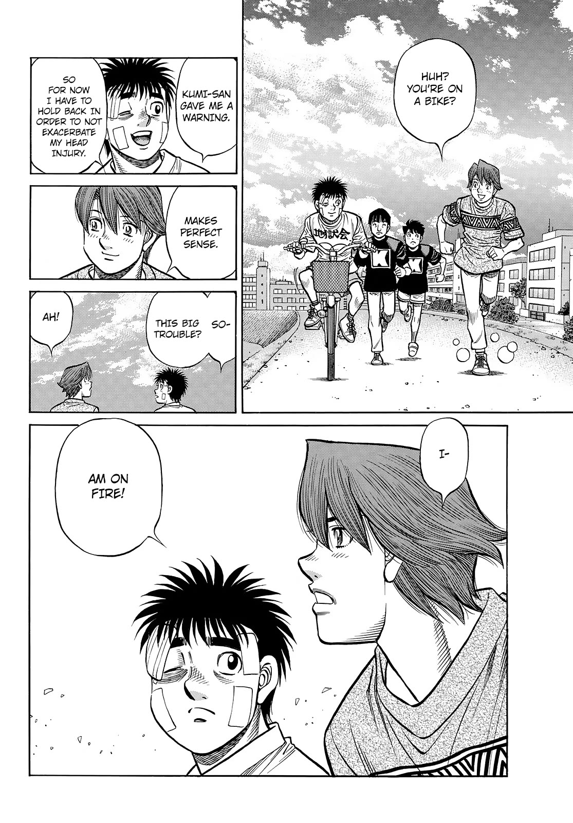 Hajime no Ippo Chapter 1441 page 3 - Chapter 1441: Itagaki's Blowing Up!