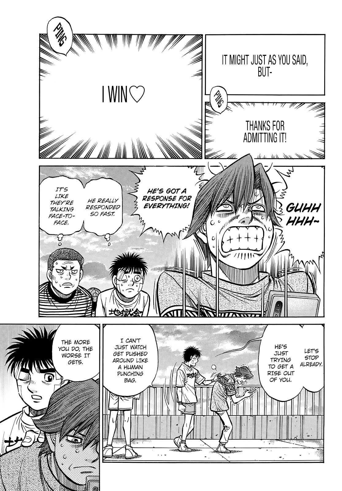 Hajime no Ippo Chapter 1442 page 5 - Chapter 1442: Where the Flames Go