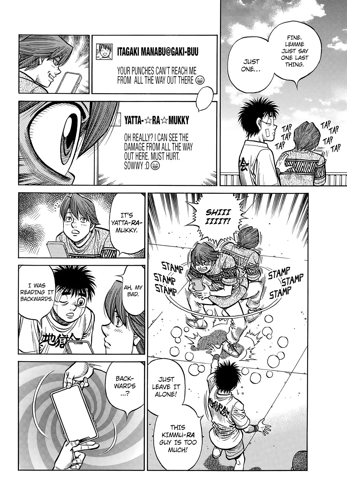 Hajime no Ippo Chapter 1442 page 6 - Chapter 1442: Where the Flames Go